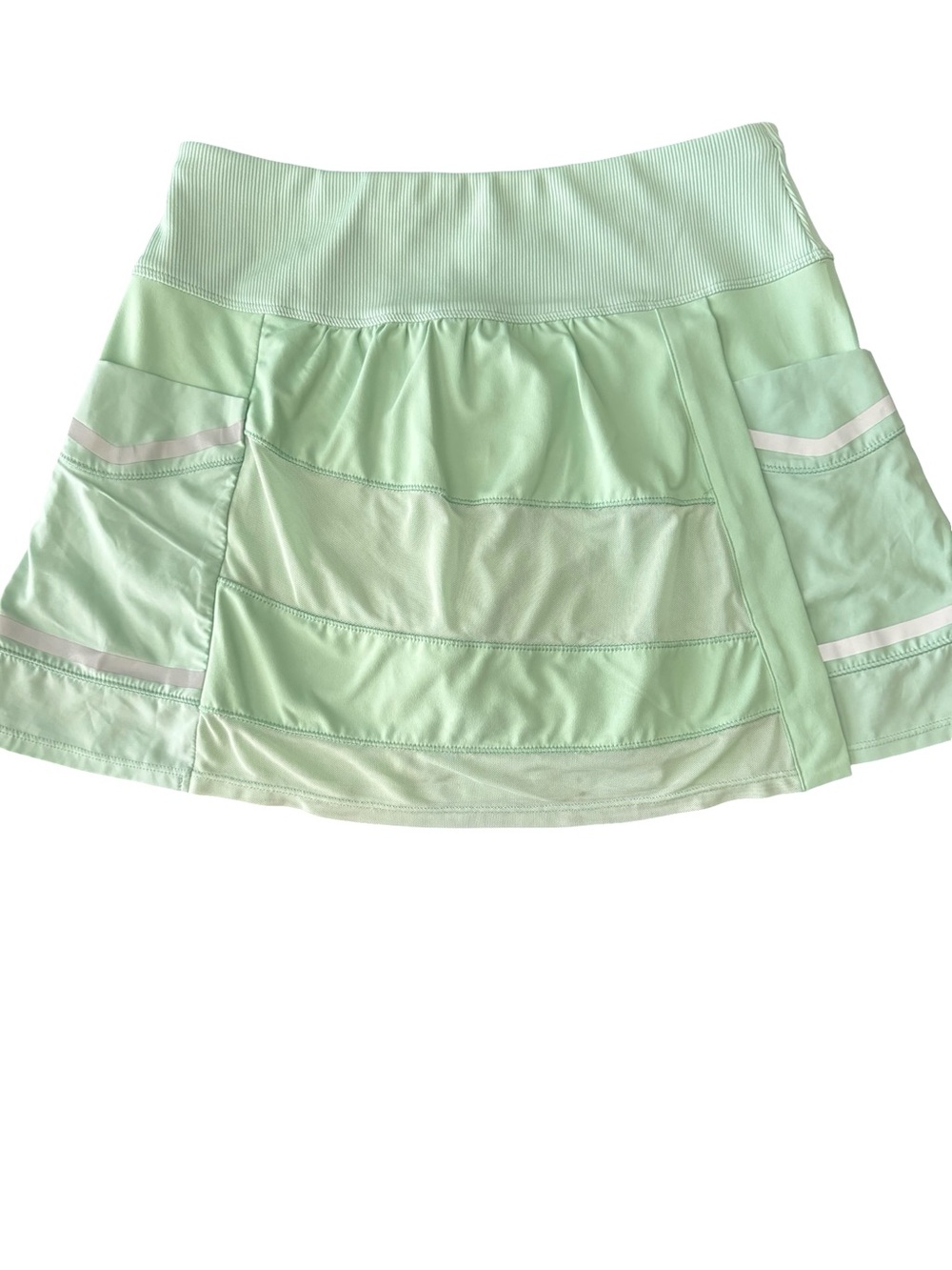 Lucky in Love Tech Performance Skort Mint Green Small Golf Skirt Built In Shorts